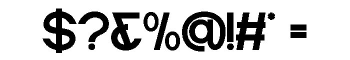 CLAIRO SANS Bold Font OTHER CHARS
