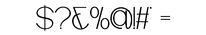 CLAIRO SANS Regular Font OTHER CHARS
