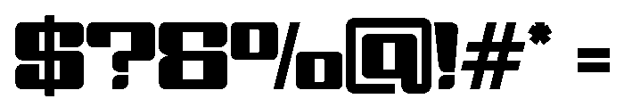 CLASHIX-Regular Font OTHER CHARS