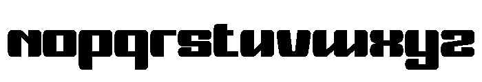 CLASHIX-Regular Font LOWERCASE