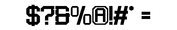 CLASHLAB-Regular Font OTHER CHARS
