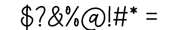 Cladime Font OTHER CHARS