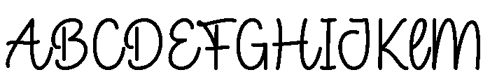 Cladime Font UPPERCASE