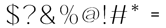 Clagio-Regular Font OTHER CHARS