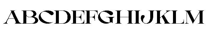 Clance Font UPPERCASE