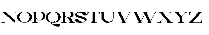 Clance Font UPPERCASE