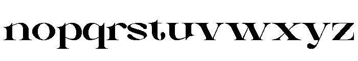 Clance Font LOWERCASE