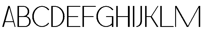 Claoond Font UPPERCASE