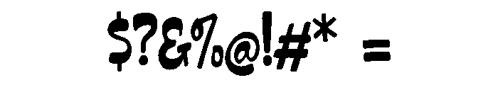 Claping Ballon Font OTHER CHARS