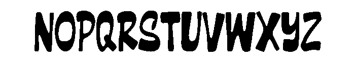 Claping Ballon Font UPPERCASE
