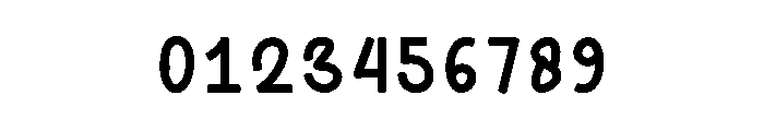 Clasic Modified Font OTHER CHARS