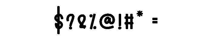 Clasic Modified Font OTHER CHARS