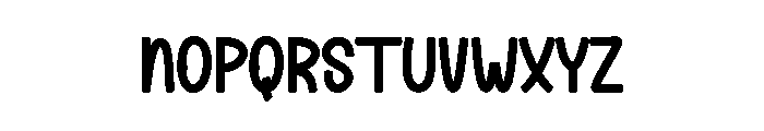 Clasic Modified Font UPPERCASE
