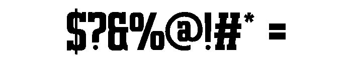 Class Senior Regular Font OTHER CHARS
