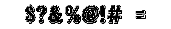 Classic Black Regular Font OTHER CHARS