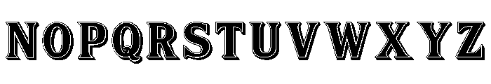 Classic Black Regular Font UPPERCASE