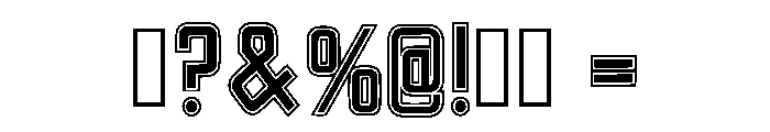 Classic Border Regular Font OTHER CHARS
