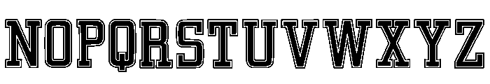 Classic Border Regular Font LOWERCASE