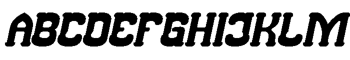 Classic Cartoon Bold Italic Font UPPERCASE