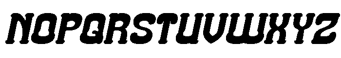 Classic Cartoon Bold Italic Font UPPERCASE