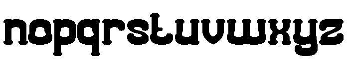 Classic Cartoon Bold Font LOWERCASE