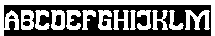 Classic Cartoon-Inverse Font UPPERCASE