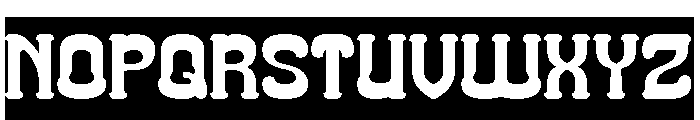 Classic Cartoon-Inverse Font UPPERCASE