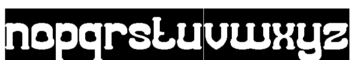 Classic Cartoon-Inverse Font LOWERCASE