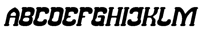 Classic Cartoon Italic Font UPPERCASE