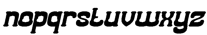 Classic Cartoon Italic Font LOWERCASE