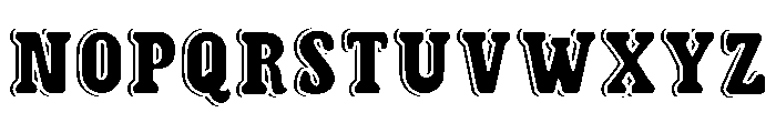 Classic Cowboy Regular Font UPPERCASE