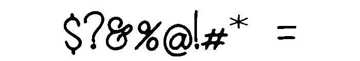 Classic_Cursive Font OTHER CHARS