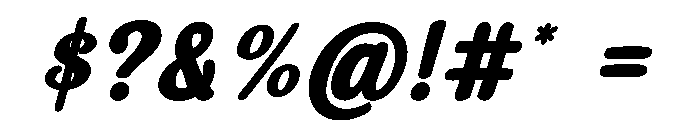 Classic Eve Bold Italic Font OTHER CHARS