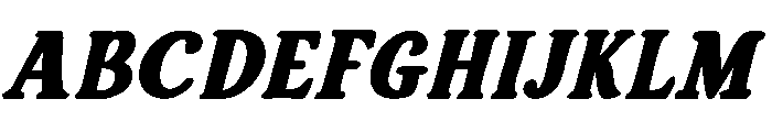 Classic Eve Bold Italic Font UPPERCASE