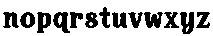 Classic Eve Bold Font LOWERCASE