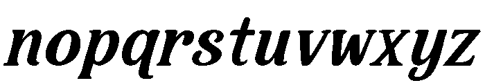 Classic Eve Italic Font LOWERCASE
