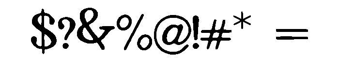 Classic_Groove Font OTHER CHARS
