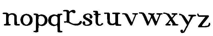 Classic_Groove Font LOWERCASE