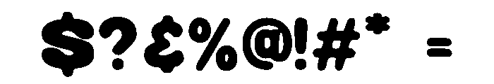 Classic Groovy Font OTHER CHARS