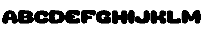 Classic Groovy Font UPPERCASE