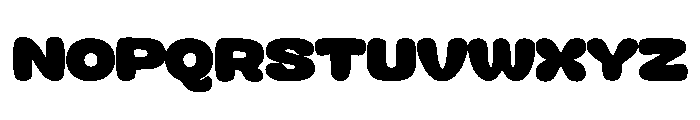 Classic Groovy Font UPPERCASE