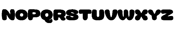 Classic Groovy Font LOWERCASE