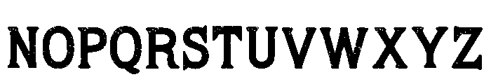 Classic Grunge Regular Font LOWERCASE