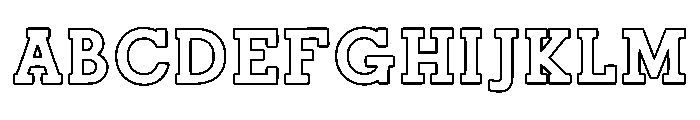 Classic Outline Regular FONT