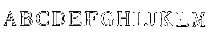 Classic Outline Serif Regular FONT