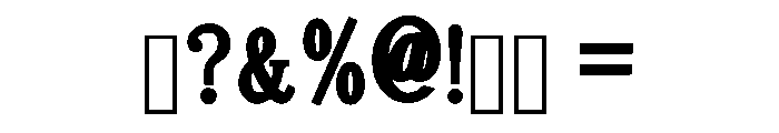 Classic Rider Regular Font OTHER CHARS
