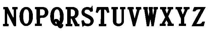 Classic Rider Regular Font LOWERCASE