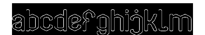 Classic Vintage-Hollow-Inverse FONT