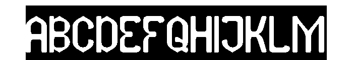 Classic Vintage-Inverse Font UPPERCASE