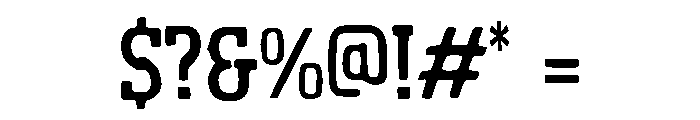 Classic Western Font OTHER CHARS